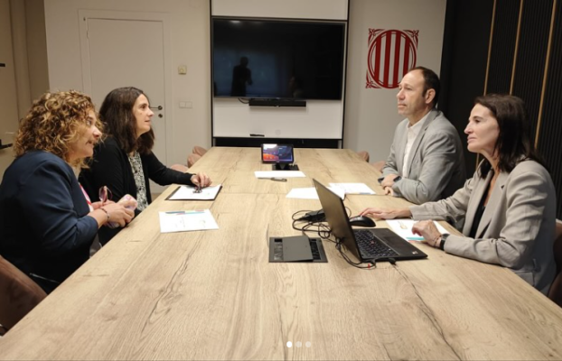 Ens reunim amb el Departament d’Esports de la Generalitat per impulsar la salut mental a través de l’activitat física