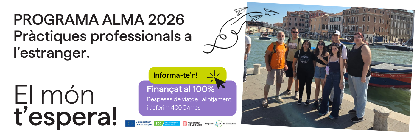 Apunta’t al programa ALMA de l’assciació Alba i fes pràctiques professionals a l’estranger!